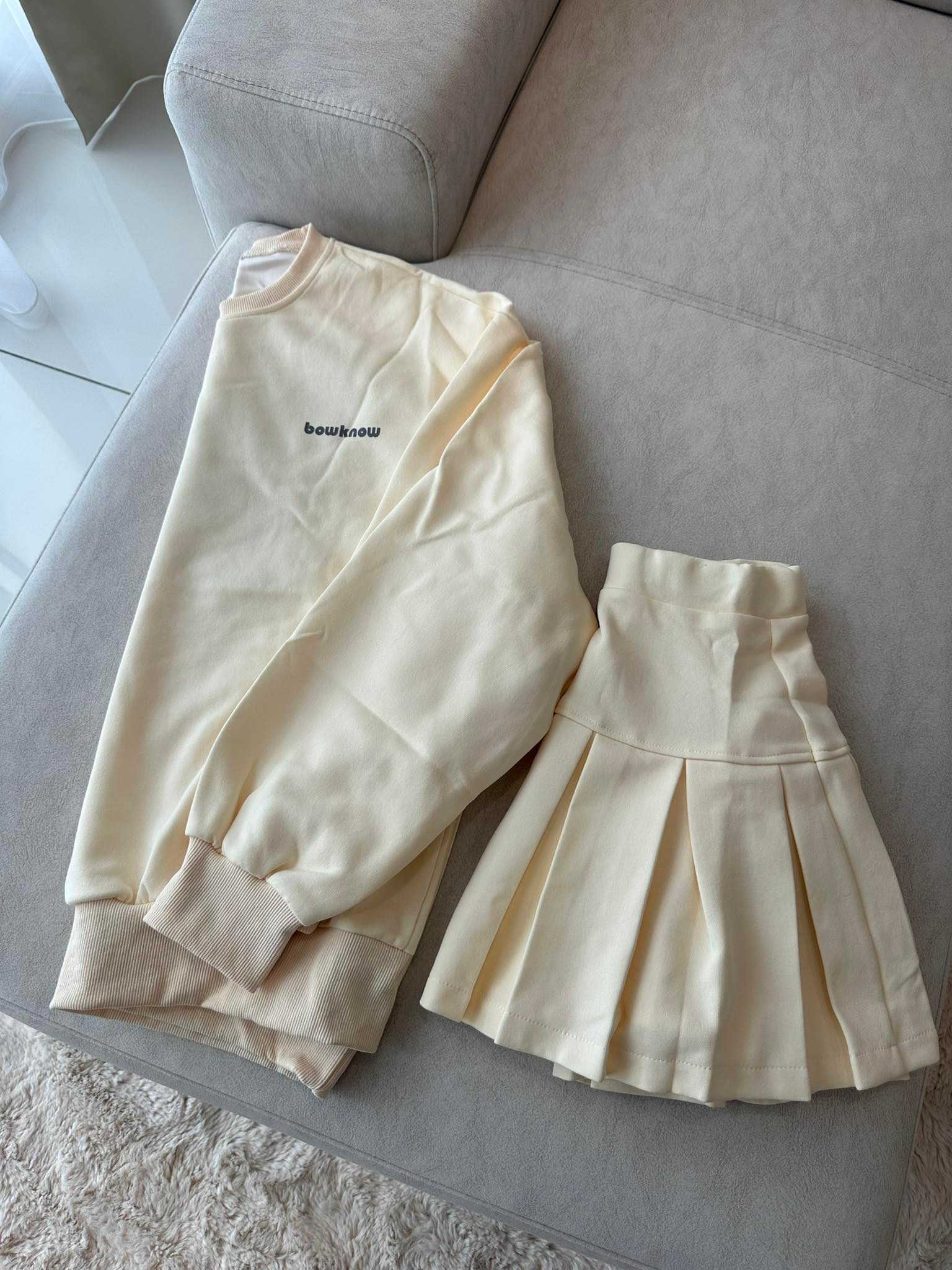 Long Sleeve Sweater & Skirt Set