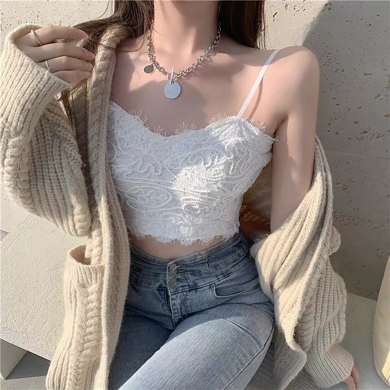 Korean Lacey singlet