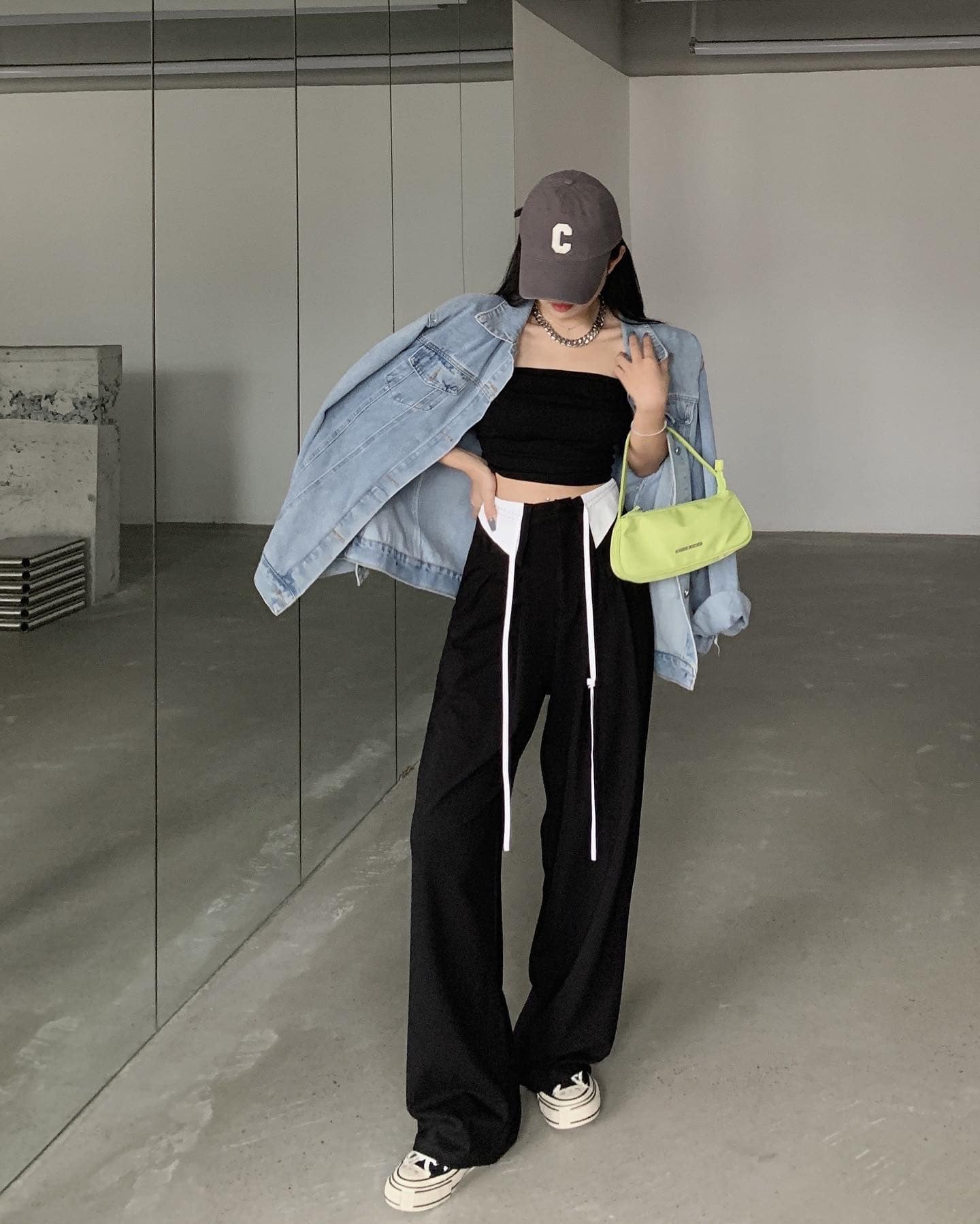 Drawstring Suit Long Pants