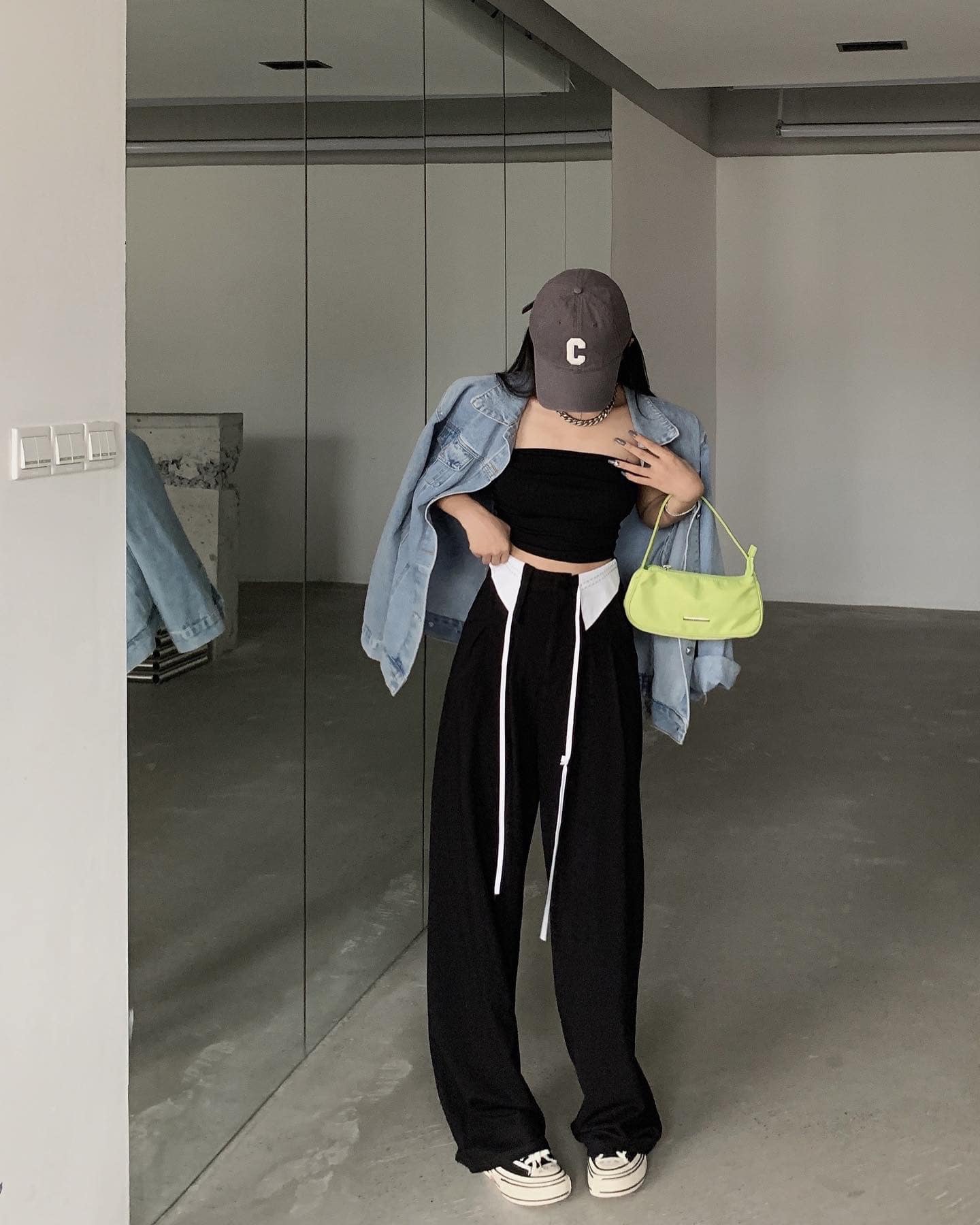 Drawstring Suit Long Pants