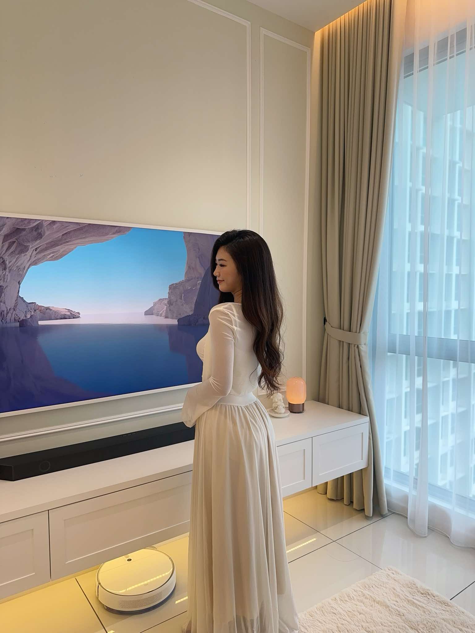 Mesh Cardigan & Long Dress Set