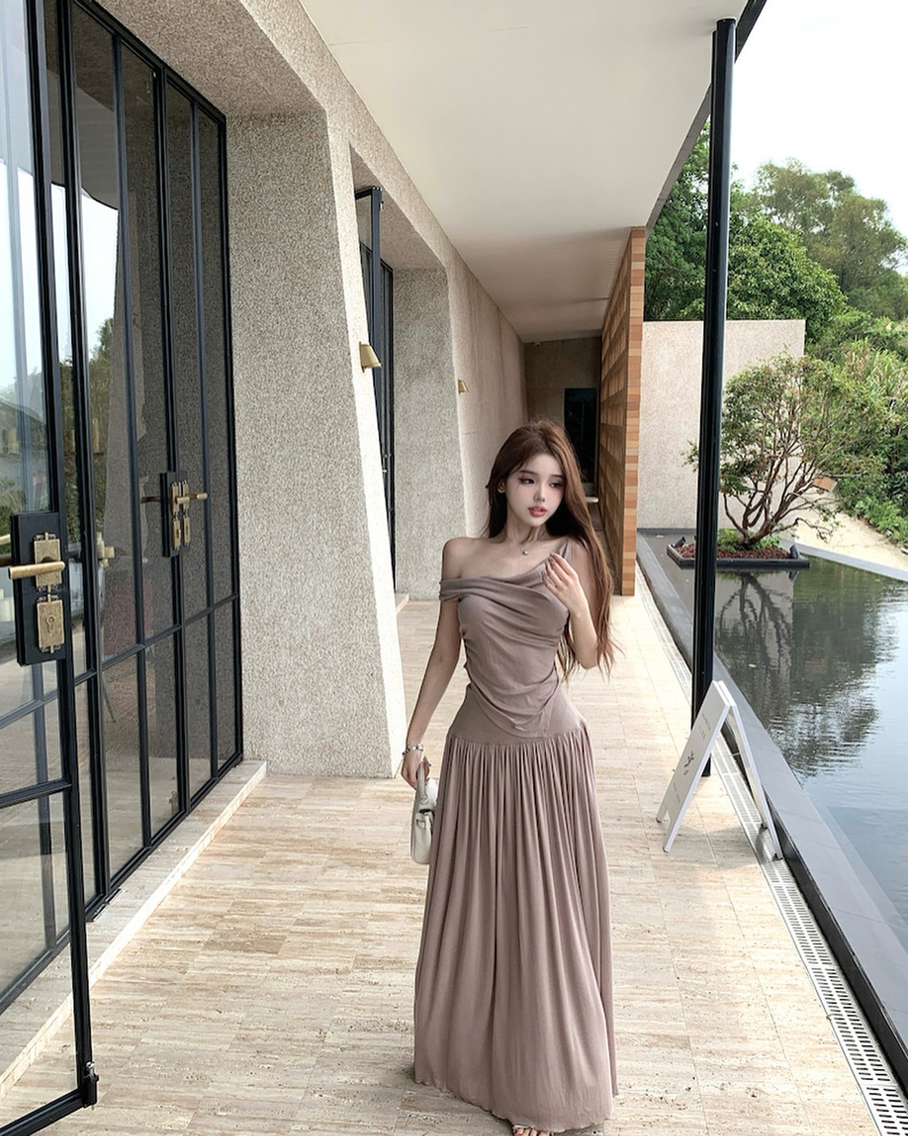 Sleeveless Top & Maxi Skirt Set