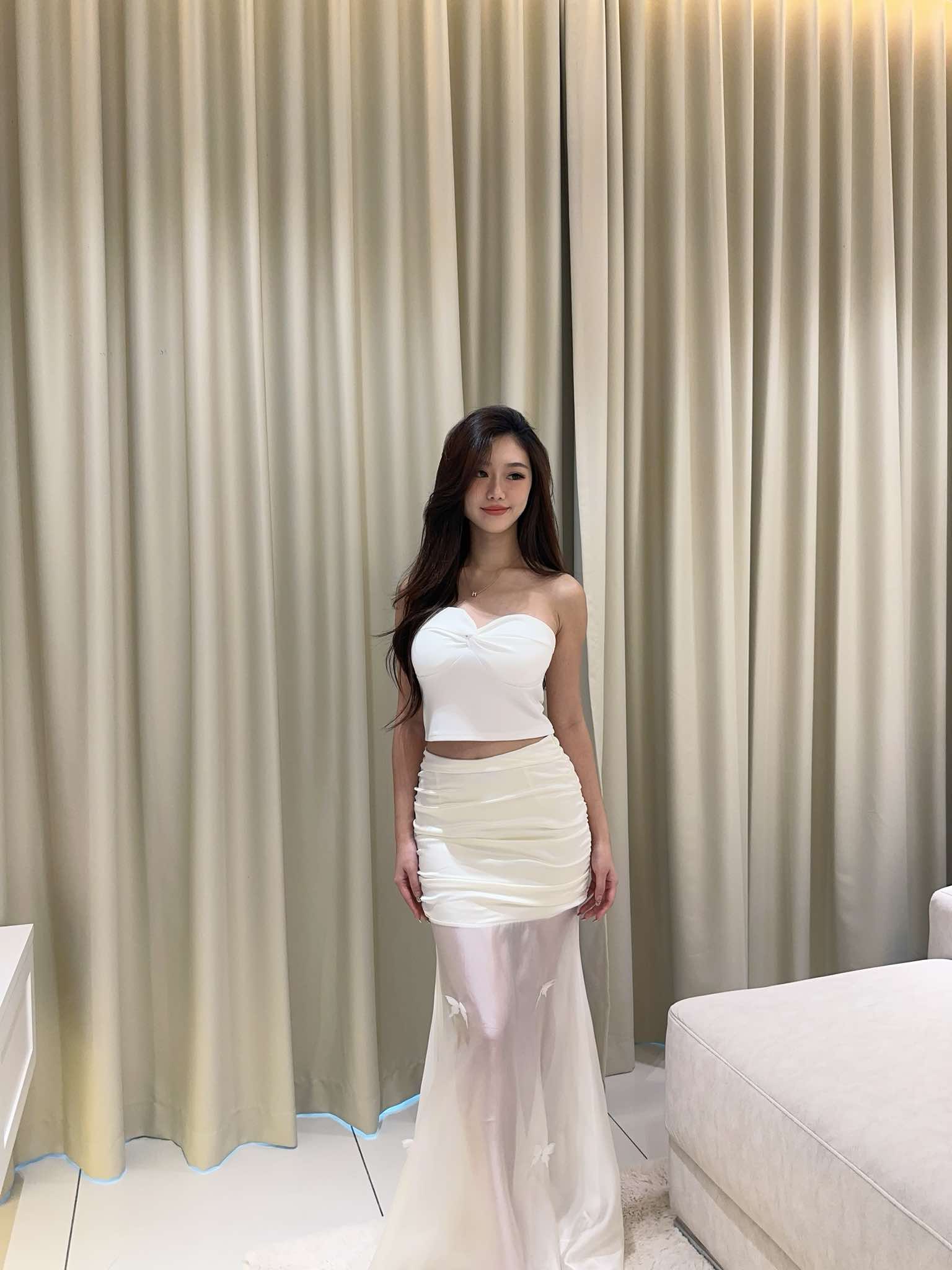 White Tube & Skirt Set