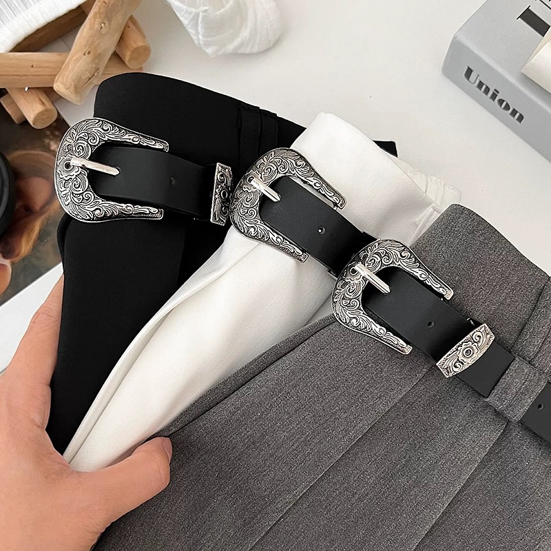 Pleated Skirt with Belt