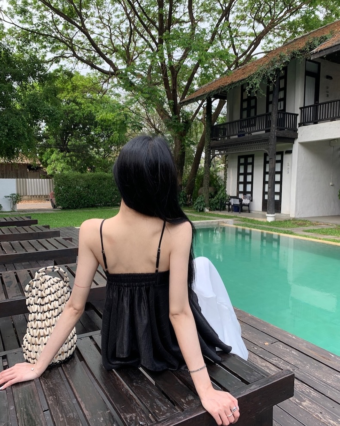 V Neck Irregular Blouse