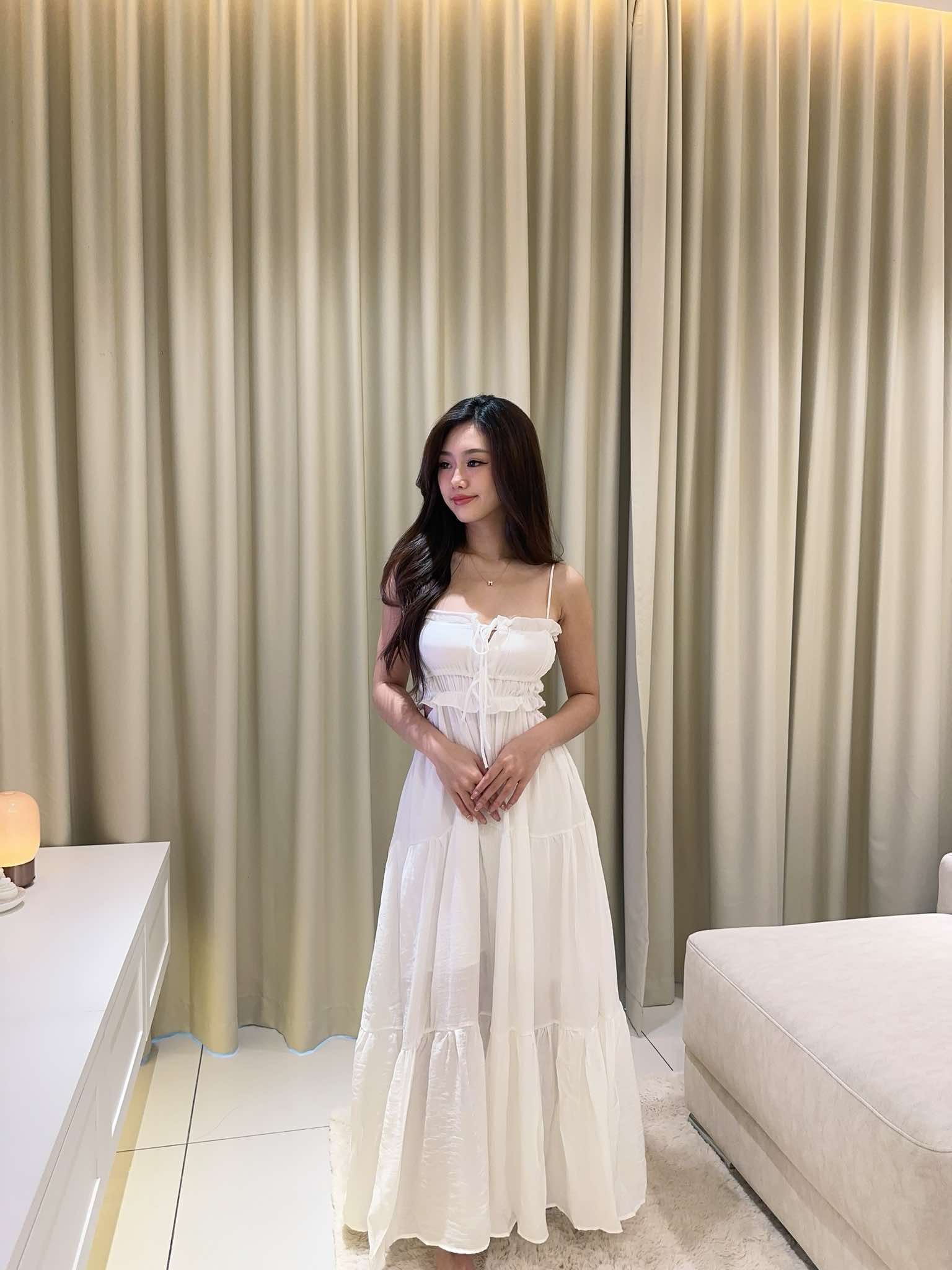 Bohemian White Maxi Dress