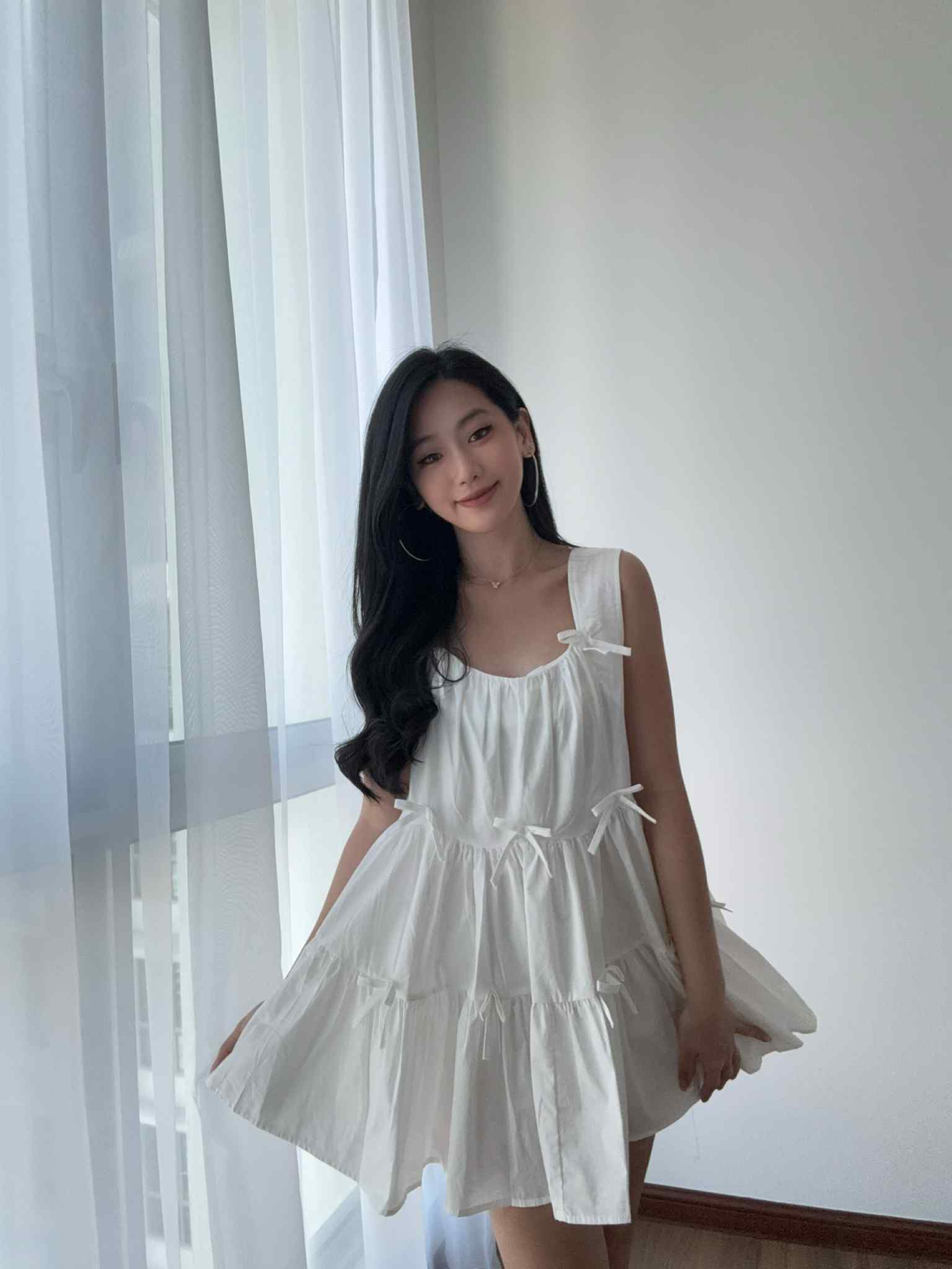 Sleeveless Square Neck Dress