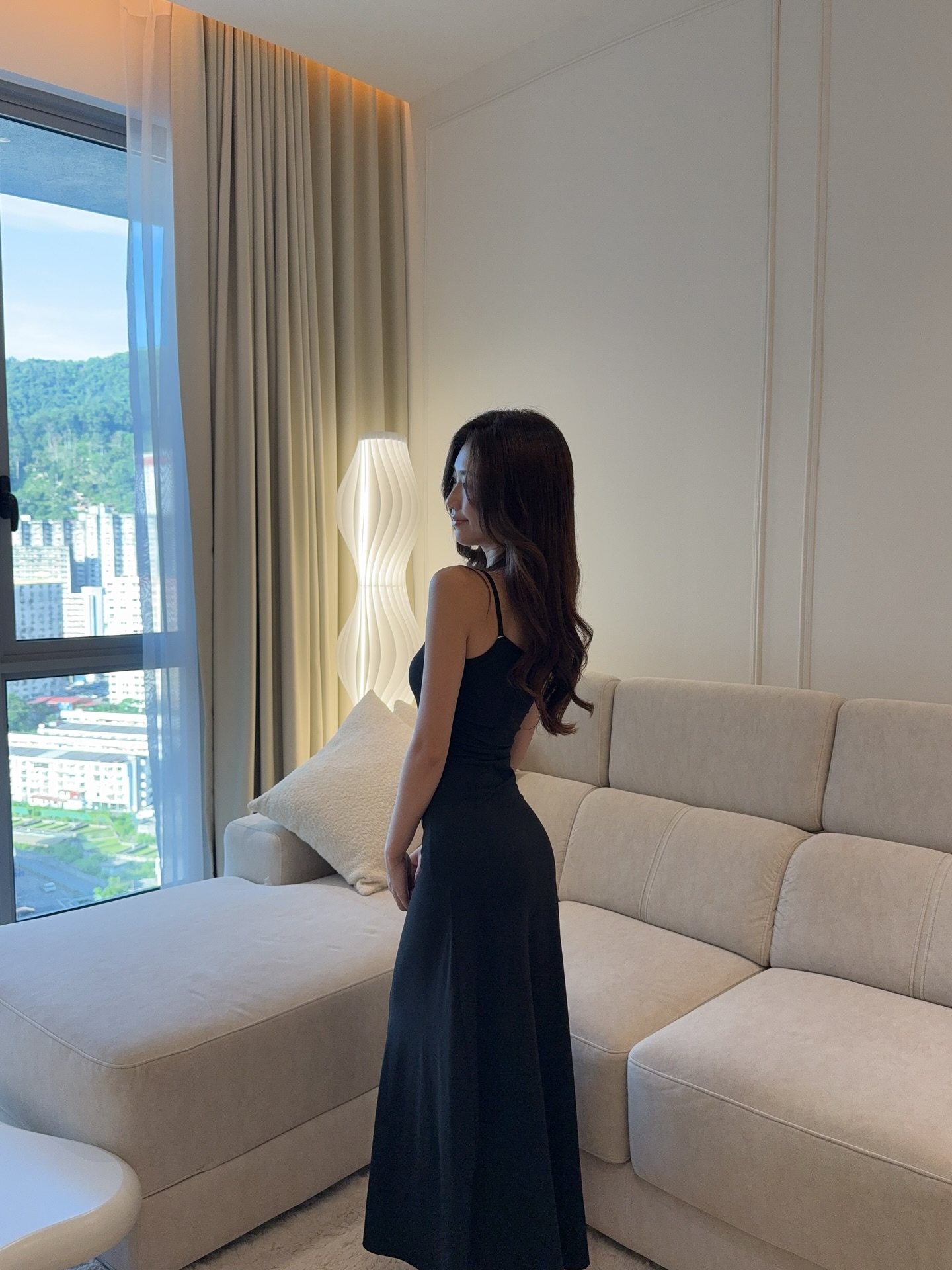 Sleeveless Slim Long Dress