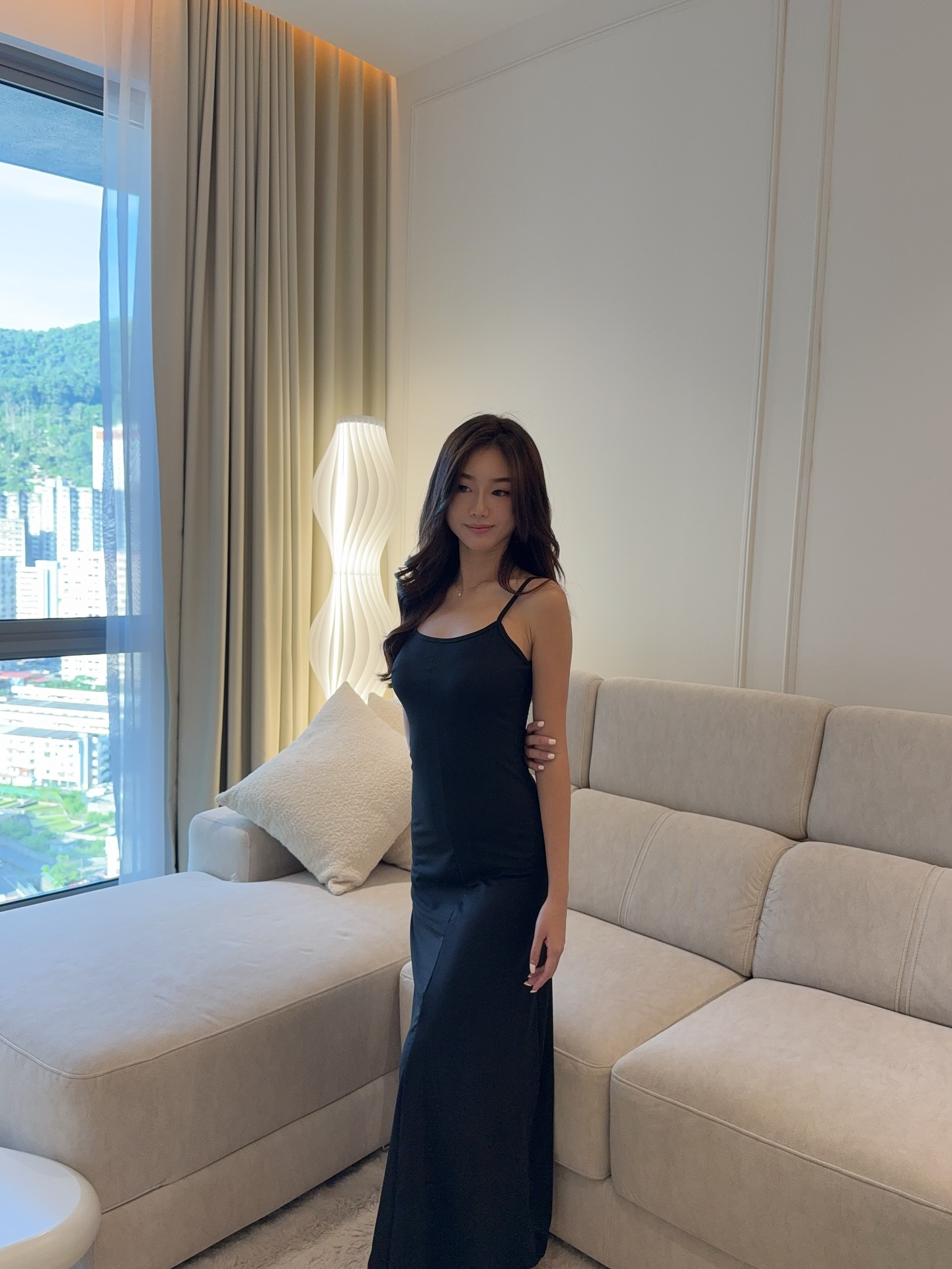 Sleeveless Slim Long Dress