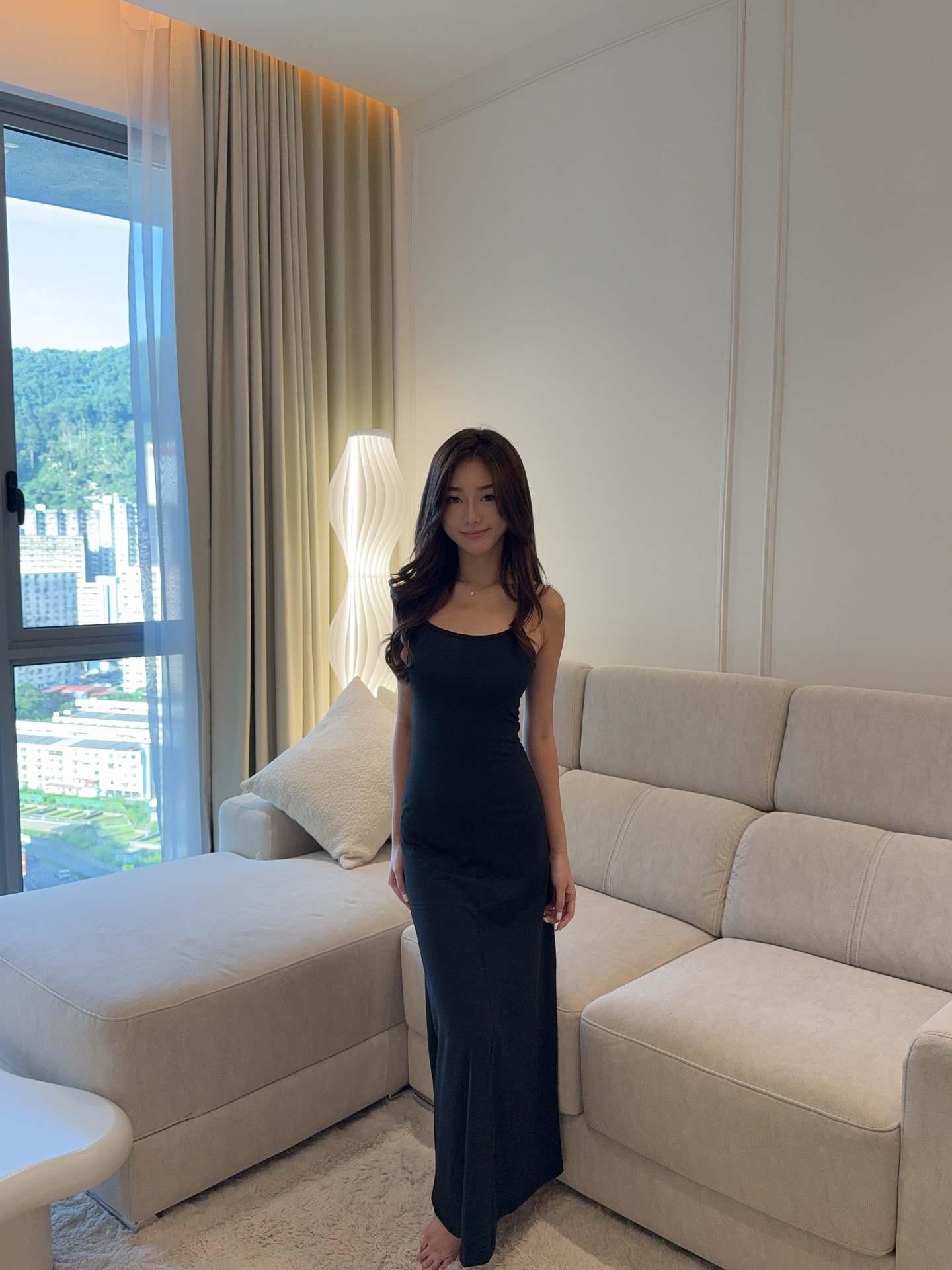 Sleeveless Slim Long Dress