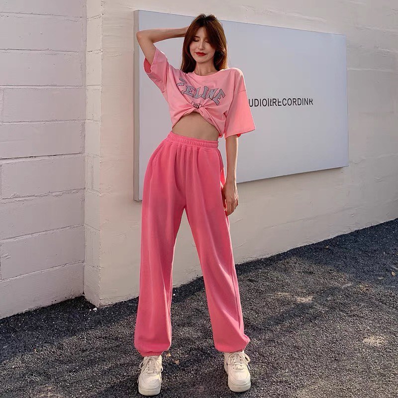 Bebe high waist jogger pants