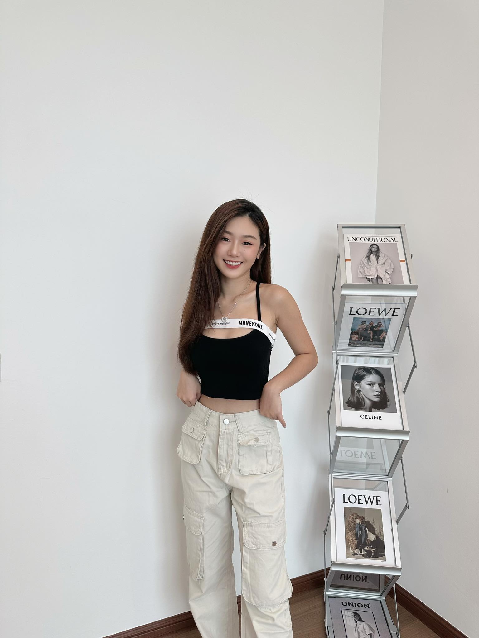 Moneytail Padded Singlet w/ Almond Cargo Pants