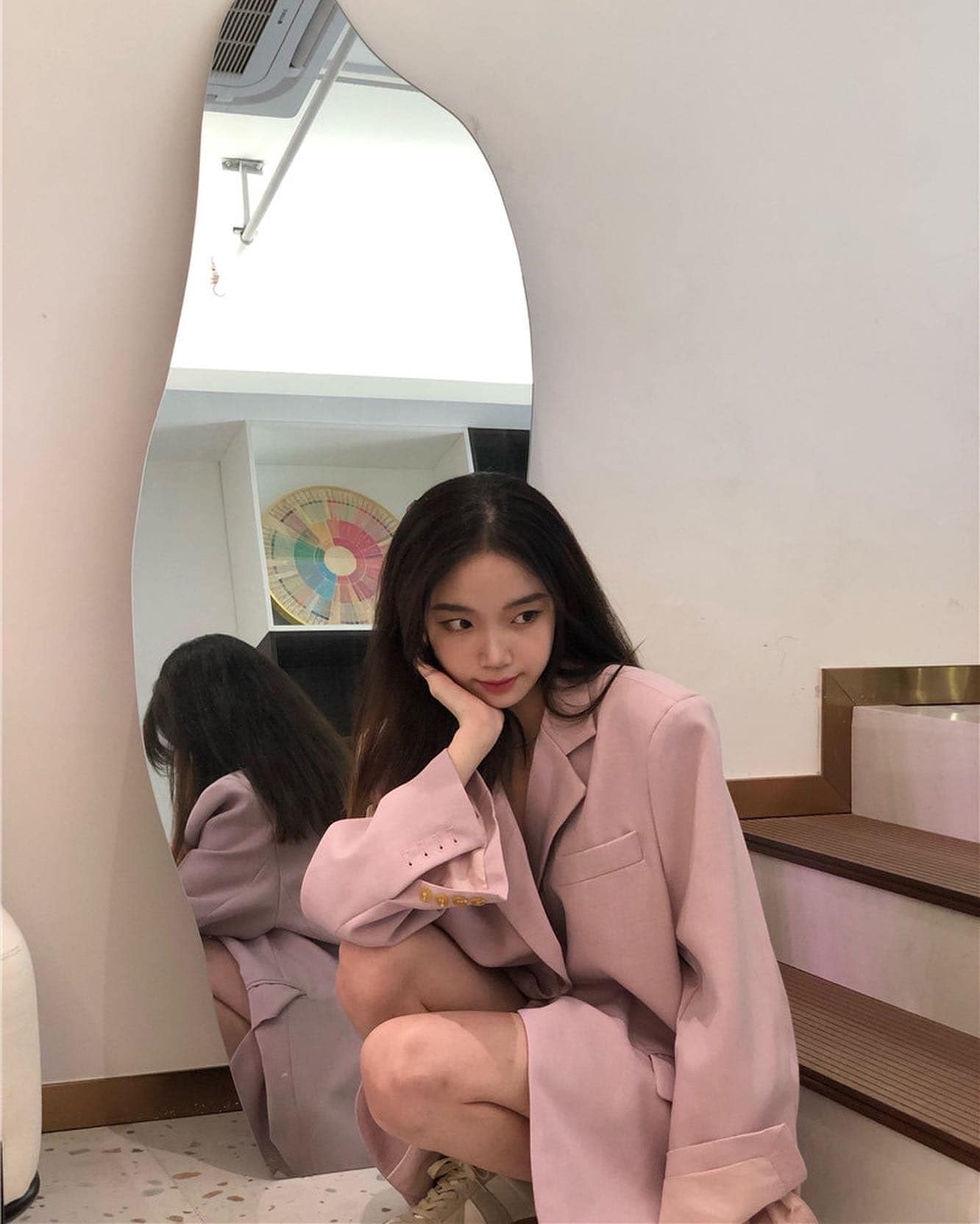 Pink Oversized Blazer