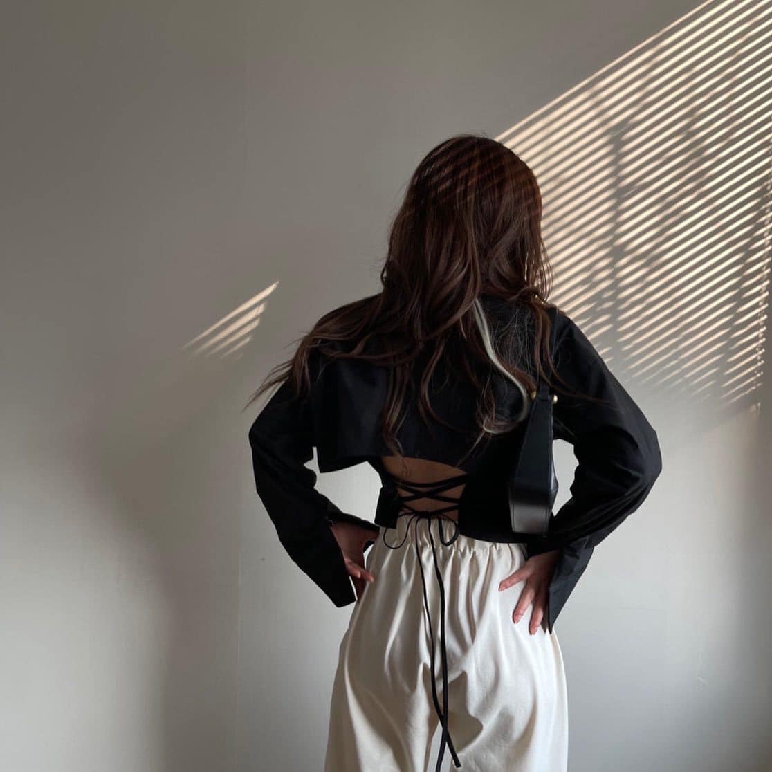 Ribbon Tie Back Blouse