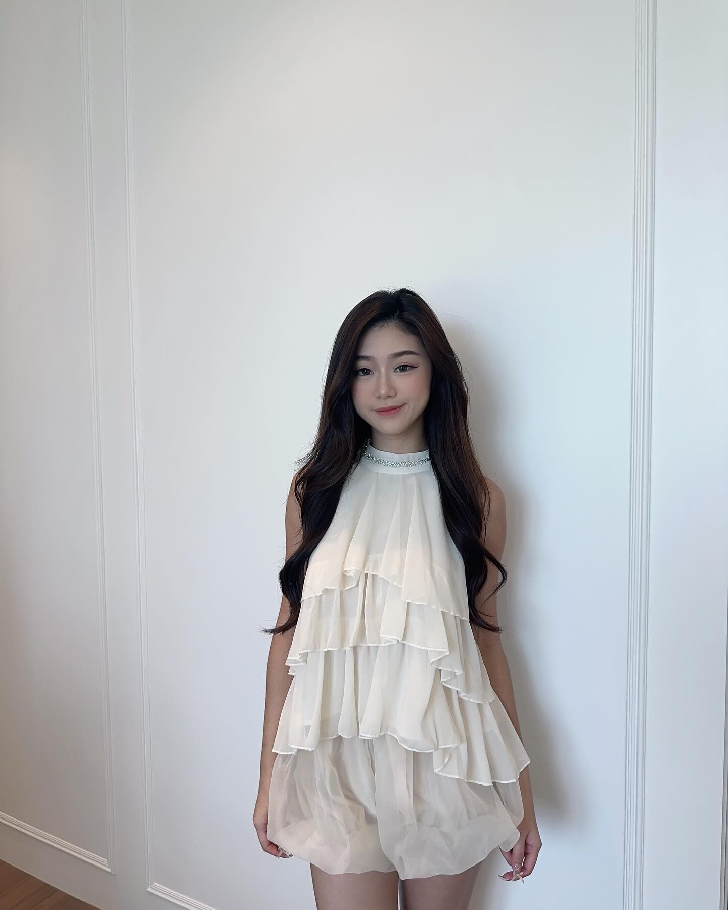 Mesh Halter Top & Shorts Set