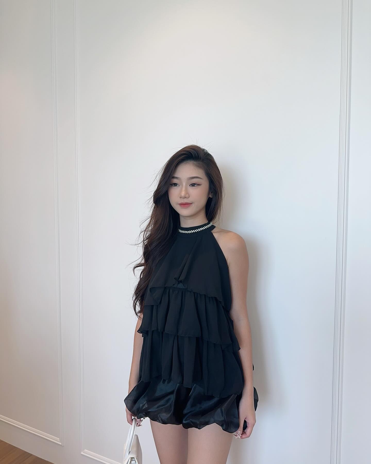 Mesh Halter Top & Shorts Set