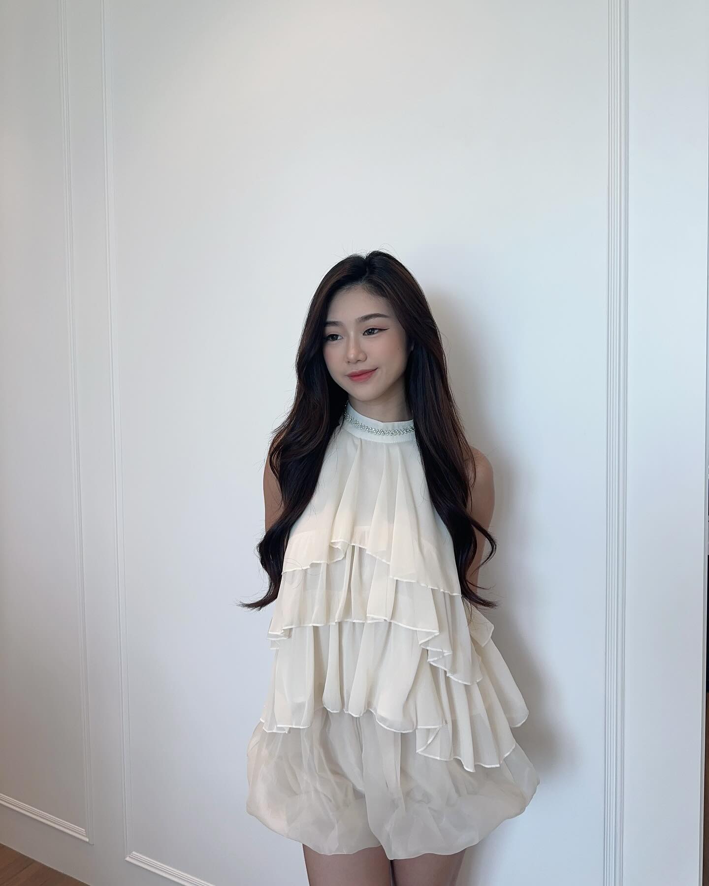 Mesh Halter Top & Shorts Set