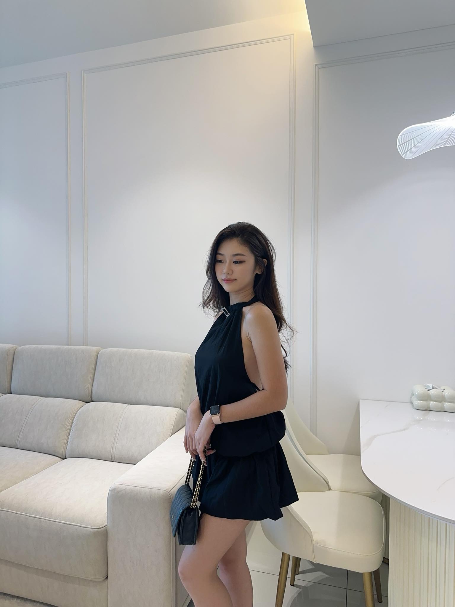 Sexy Back Halter Dress