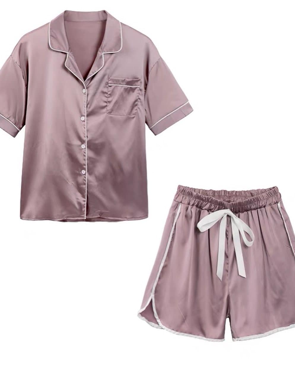 Satin Pajamas Set Wear