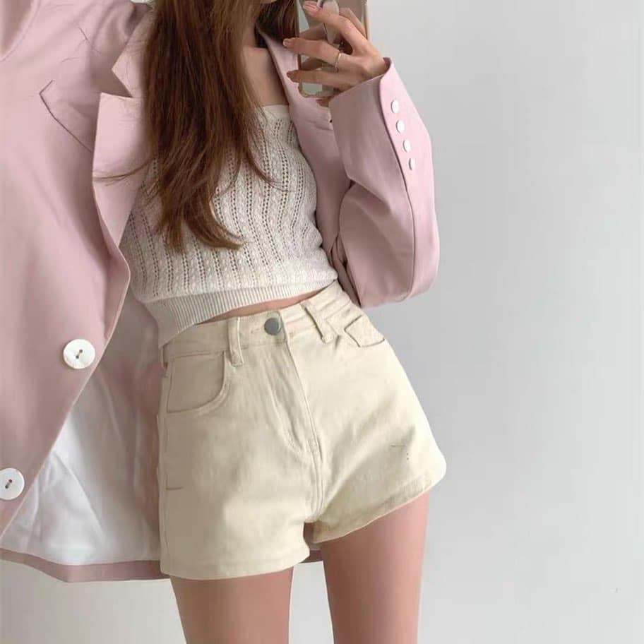 High Waist Hot Pants