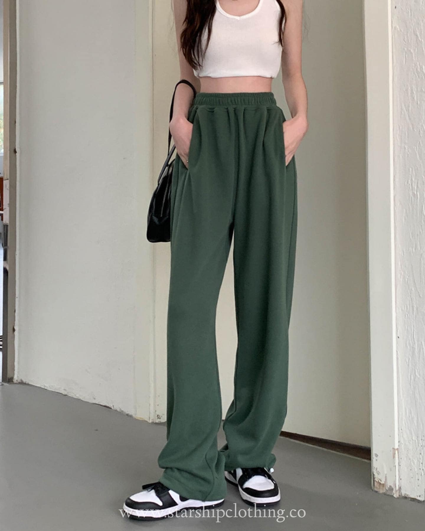 High Waist Comfy Long Pants