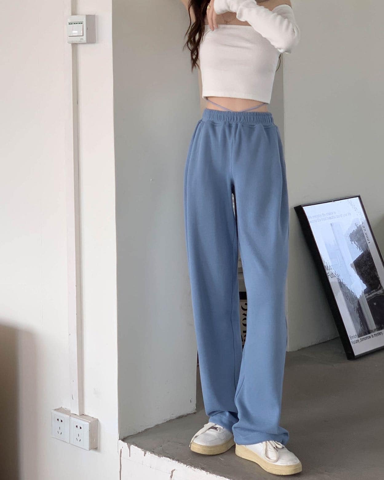 High Waist Comfy Long Pants
