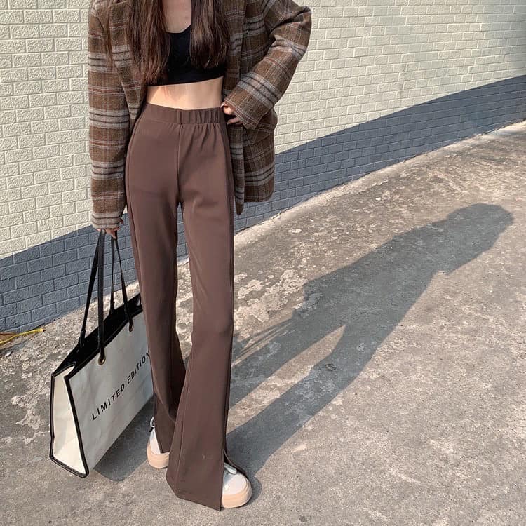 Trumpet Slit Long Pants