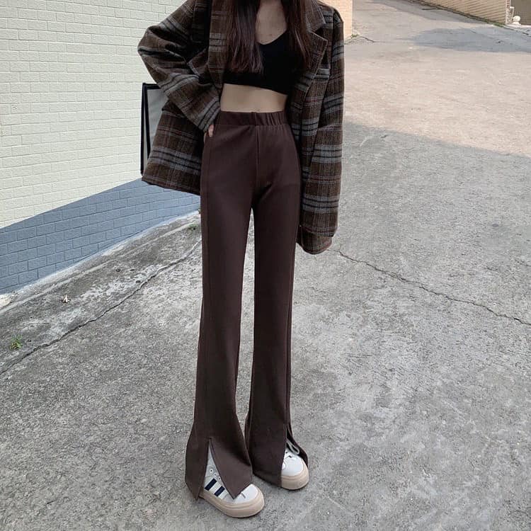 Trumpet Slit Long Pants