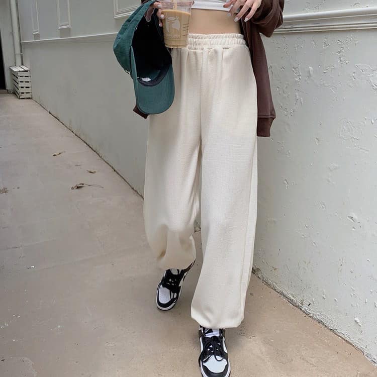 High Waist Stretchable Long Pants