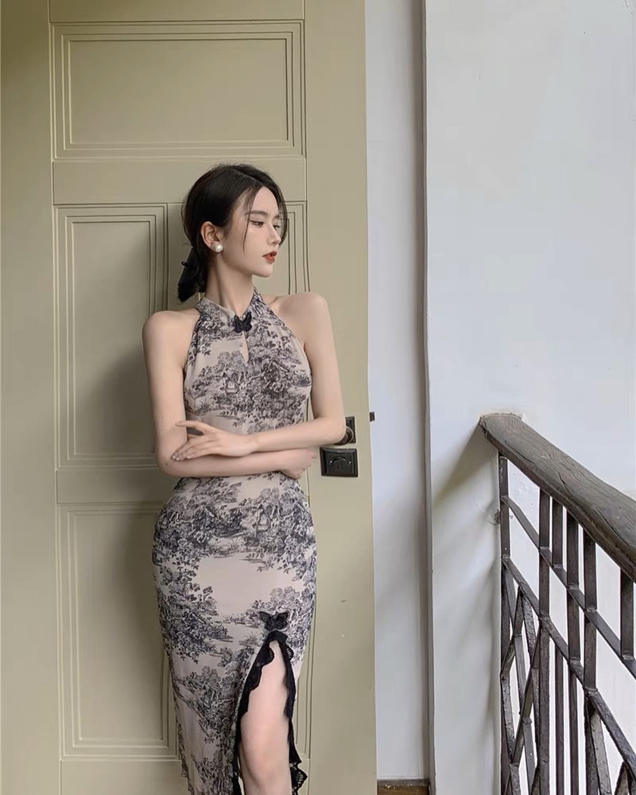 Sexy Long Slit Cheongsam