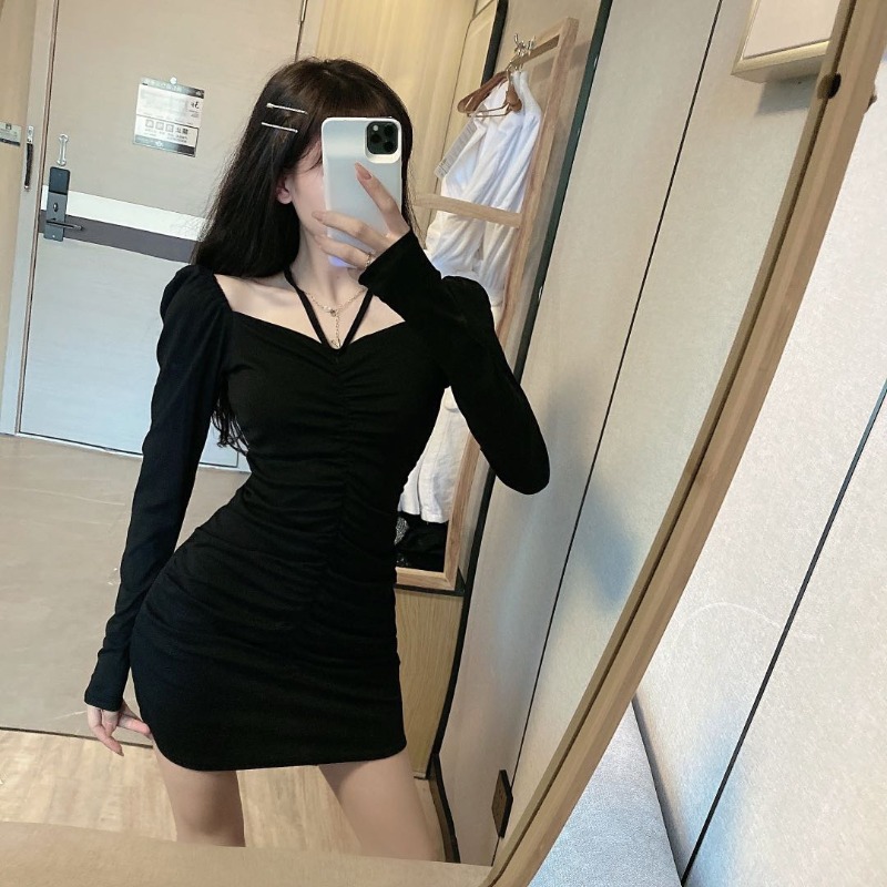 Long Sleeve Short Dress