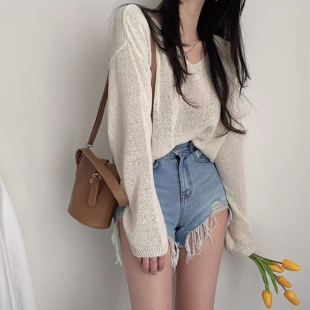 Thessa denim high waist shorts