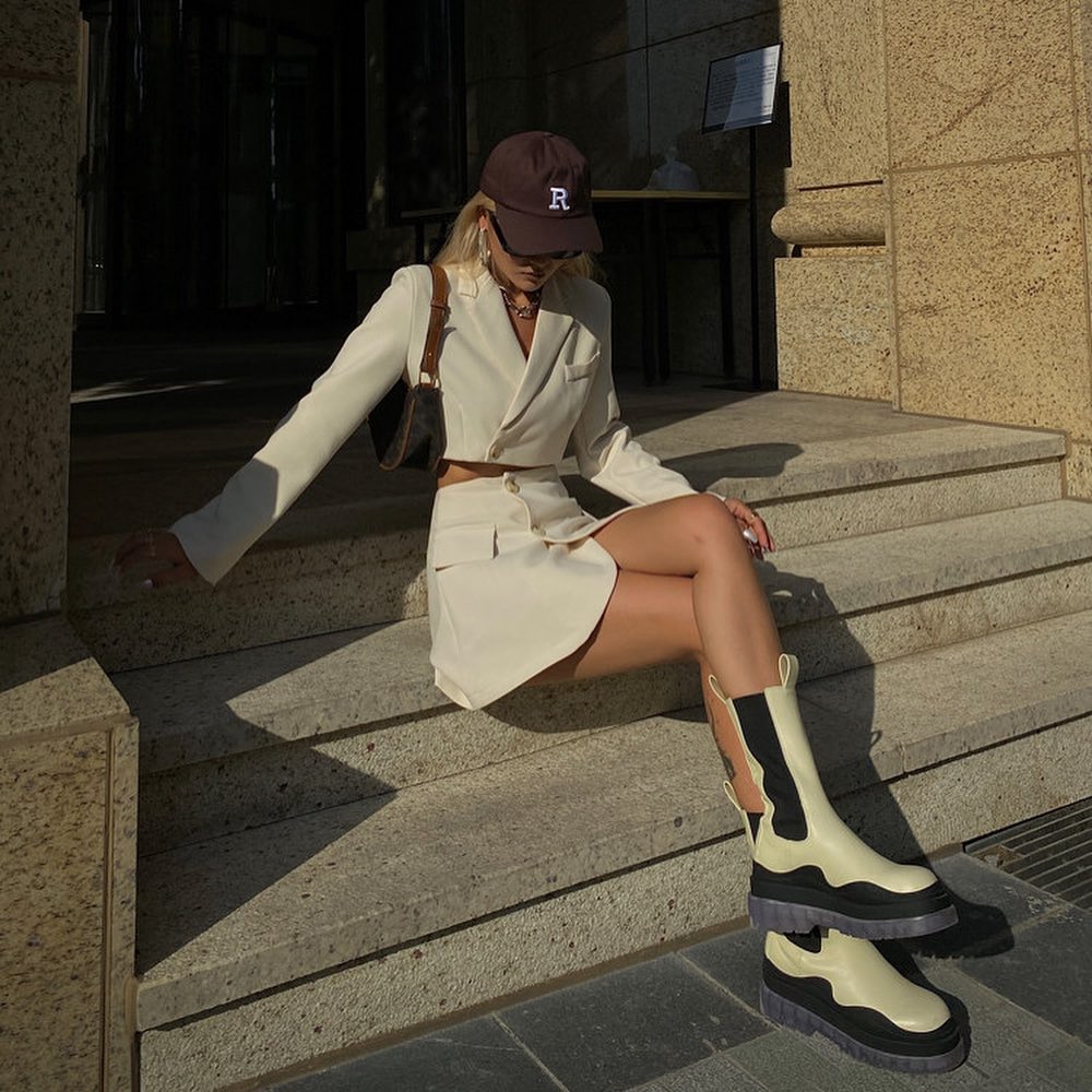 Kylie blazer & skirt set wear