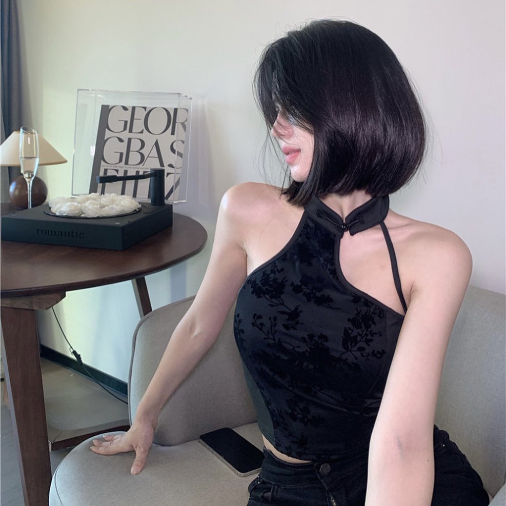 Cheongsam Sleeveless Top