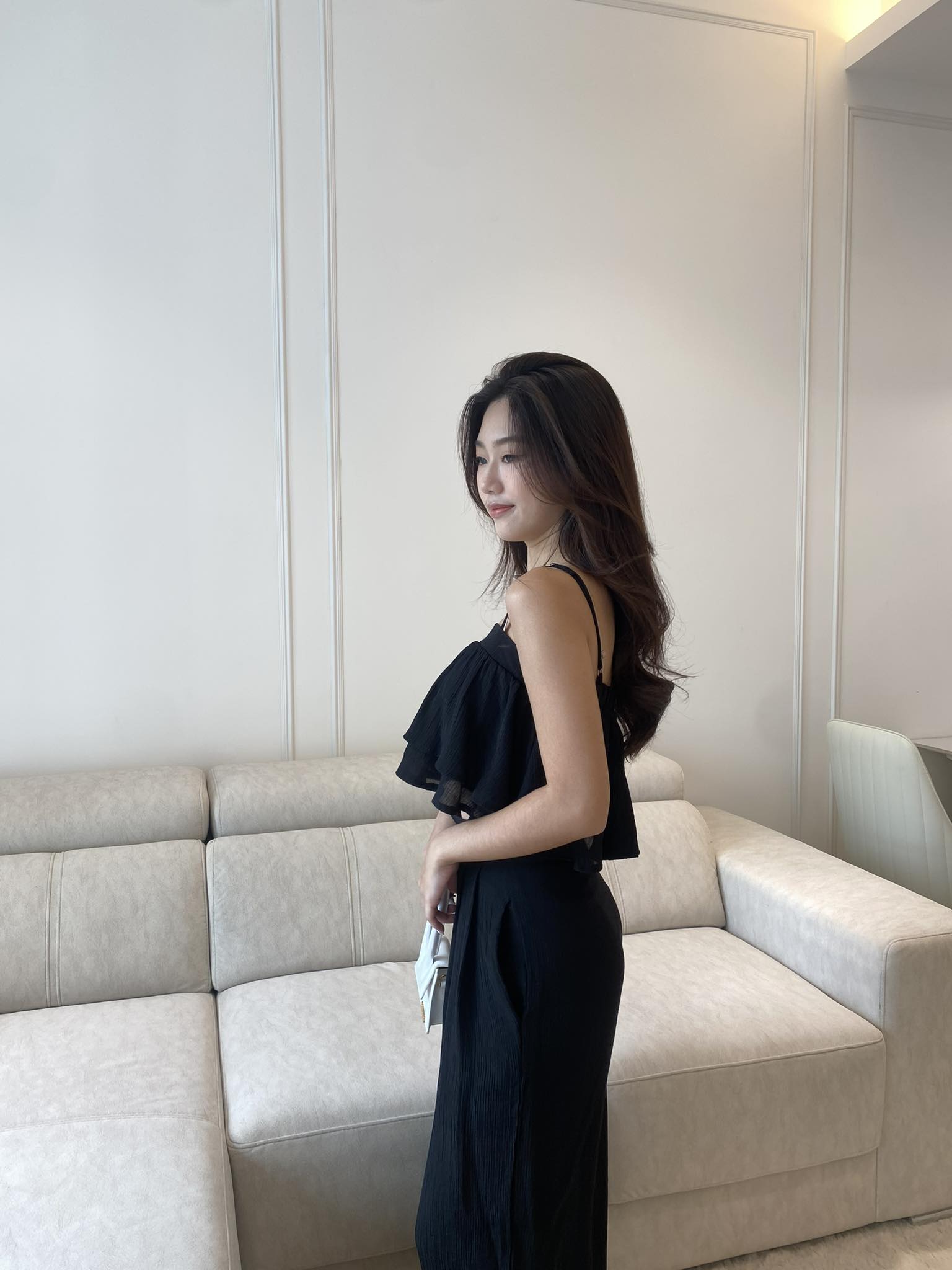 Sleeveless Crop Top & Pants Set