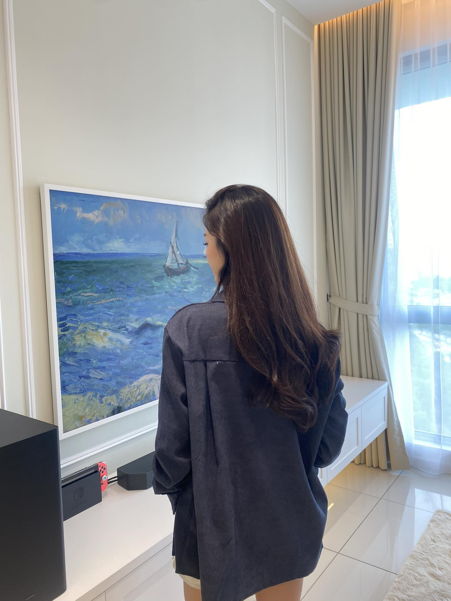 Waffle Embroidered Shirt