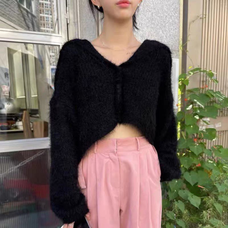 Furry Knitted Blouse