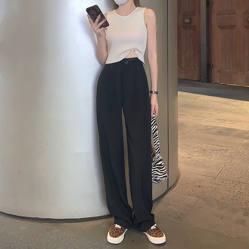 High waist trouser