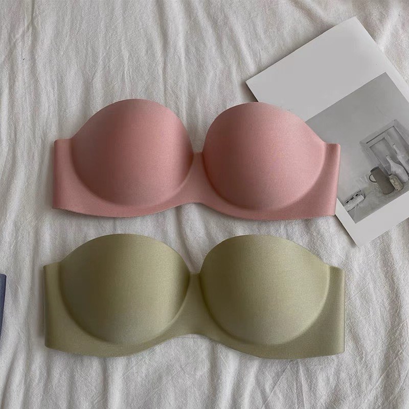 Anti slip push up bra