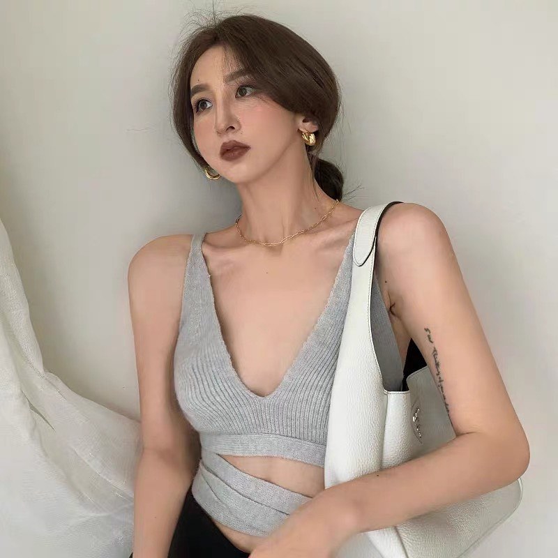 V neck wrap over top