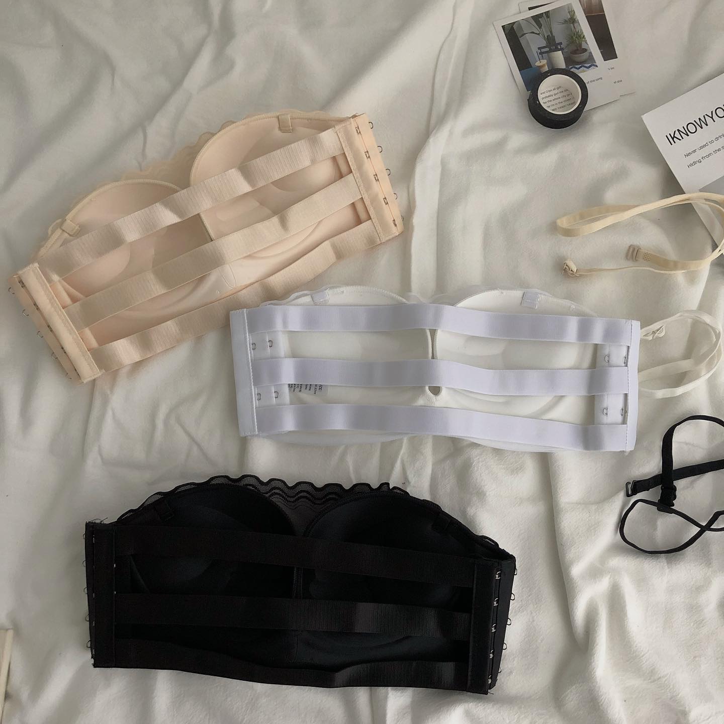 Push up mesh bralette