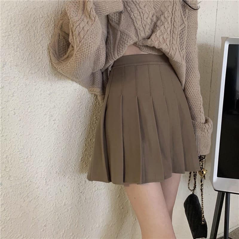 Kelly High Waist Tennis Skirt