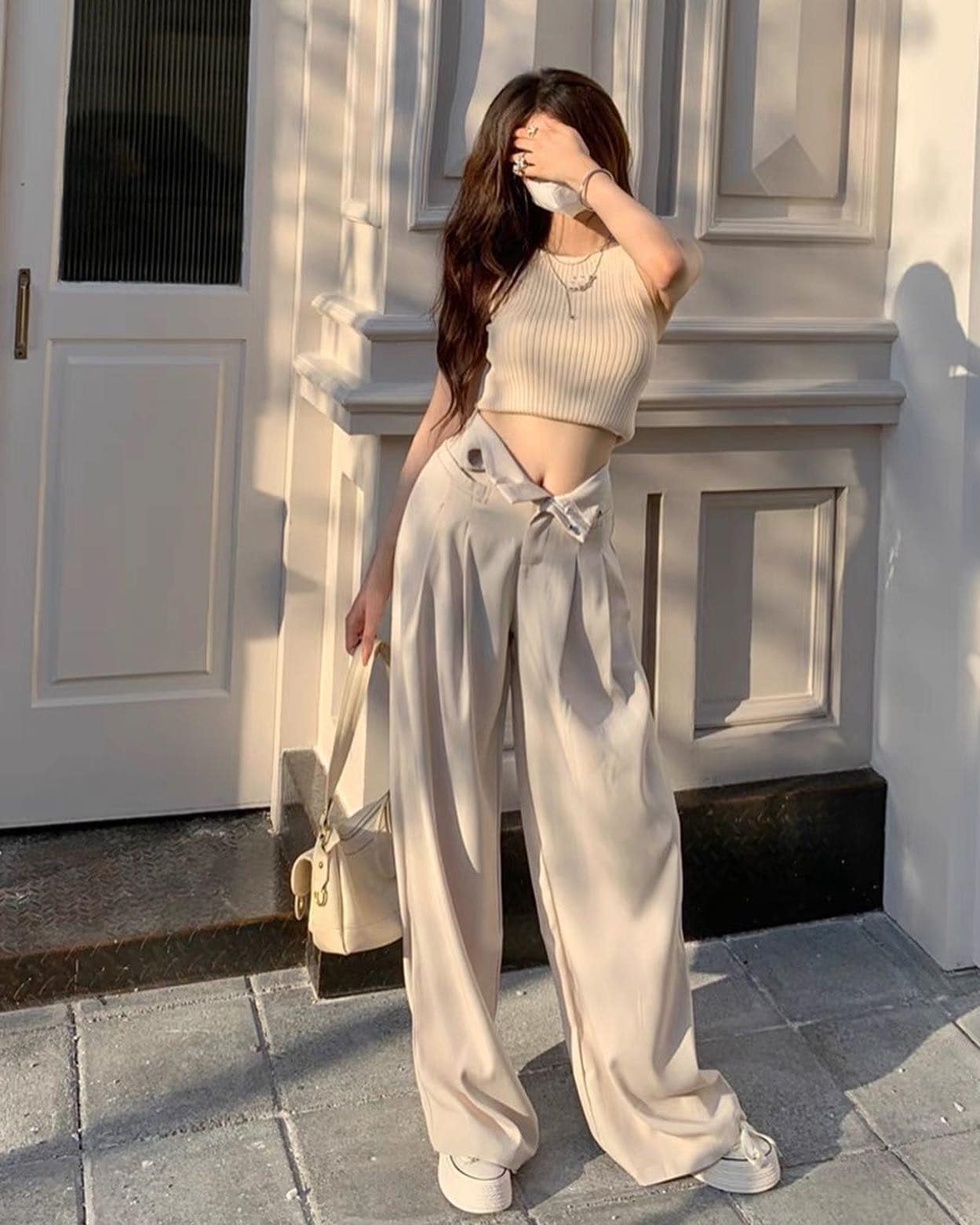 Kylie High Waist Suit Long Pants