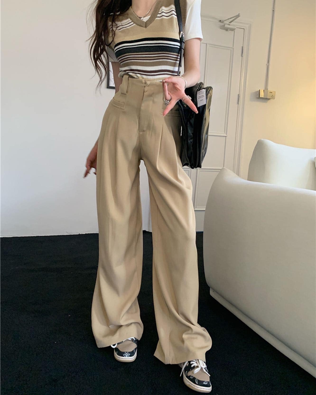 Kylie High Waist Suit Long Pants