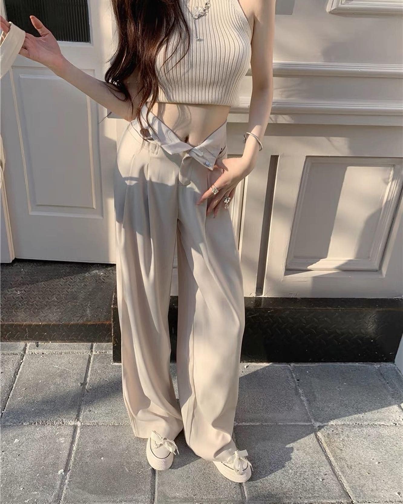 Kylie High Waist Suit Long Pants