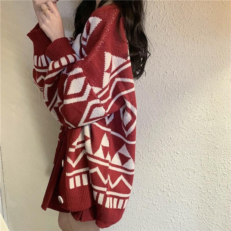 Oversized Knitted Cardigan