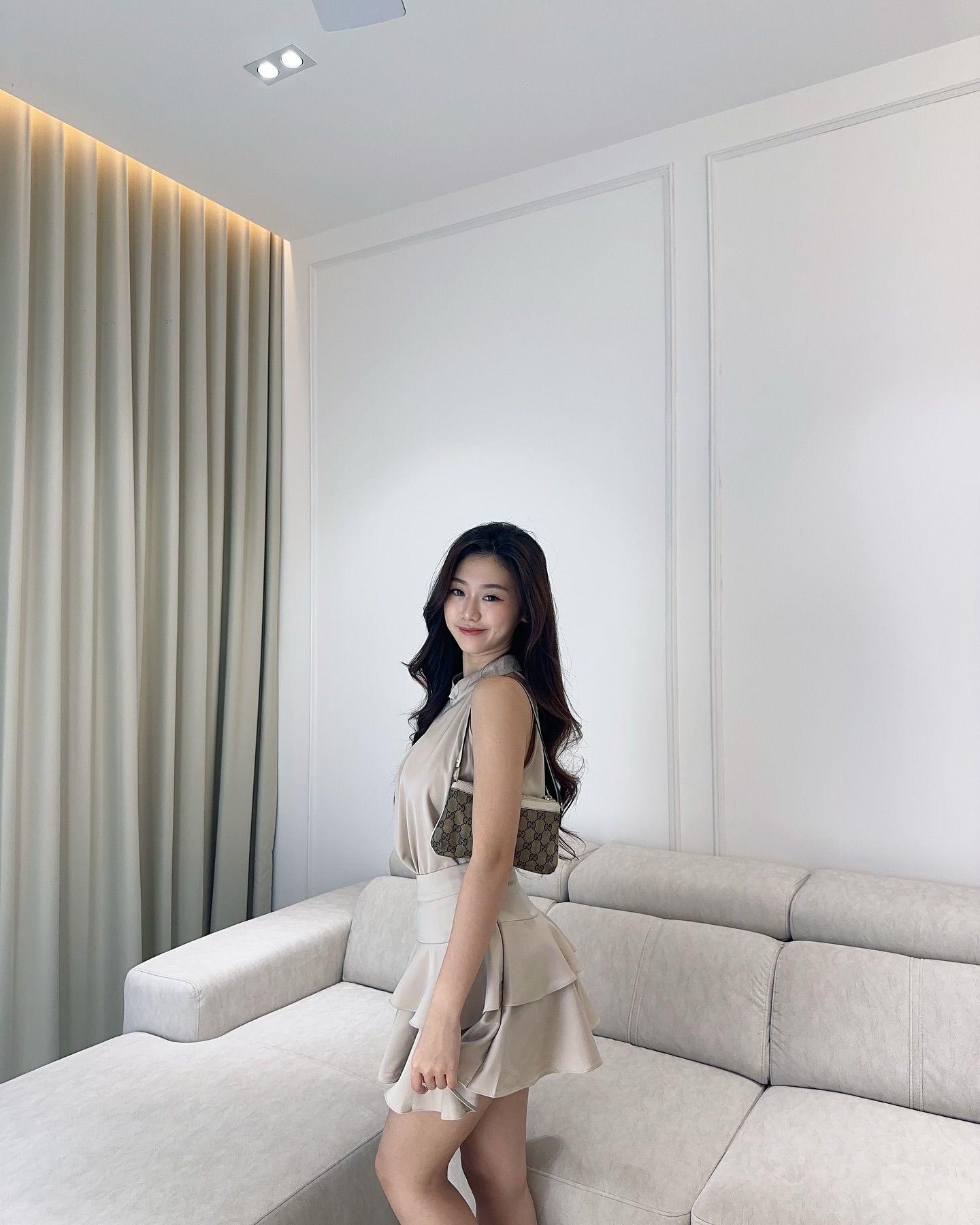 Halter Blouse & Skirt Set