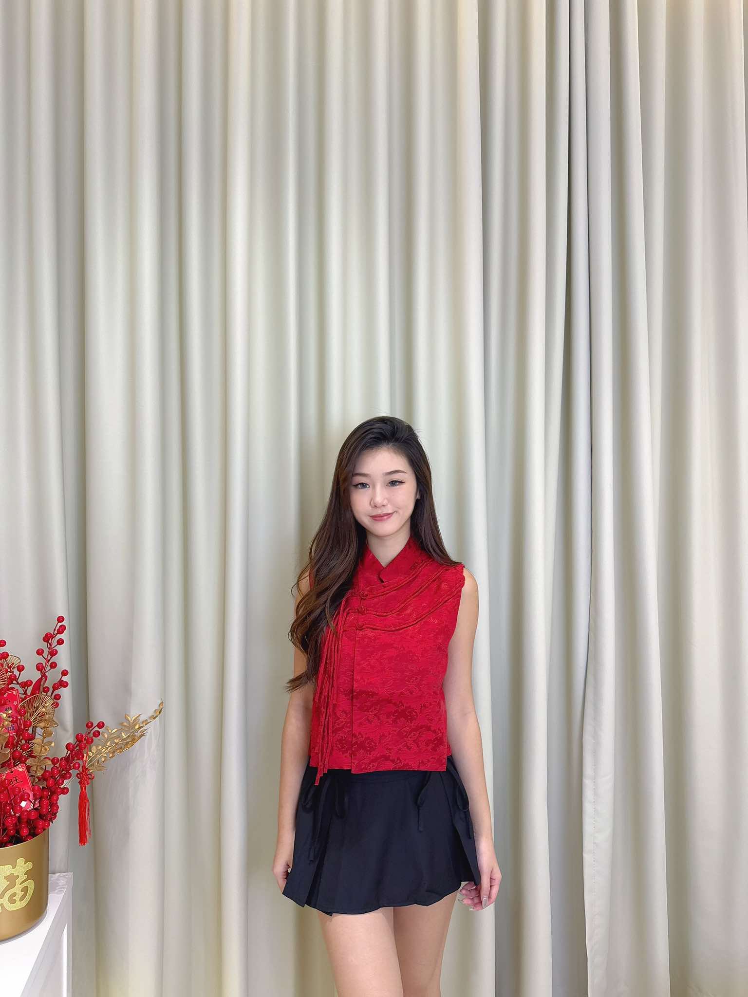 Sleeveless Cheongsam Top