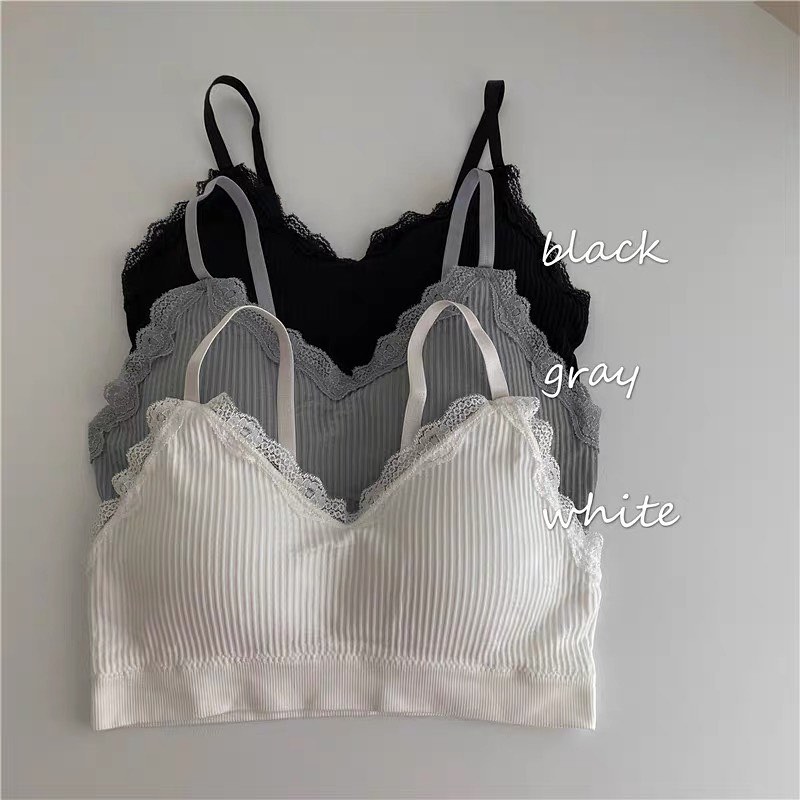 Lacey padded bralette