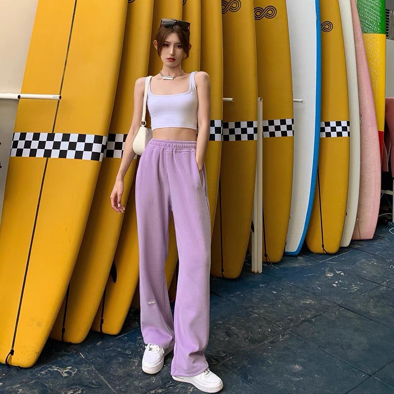 High waist strappy pants